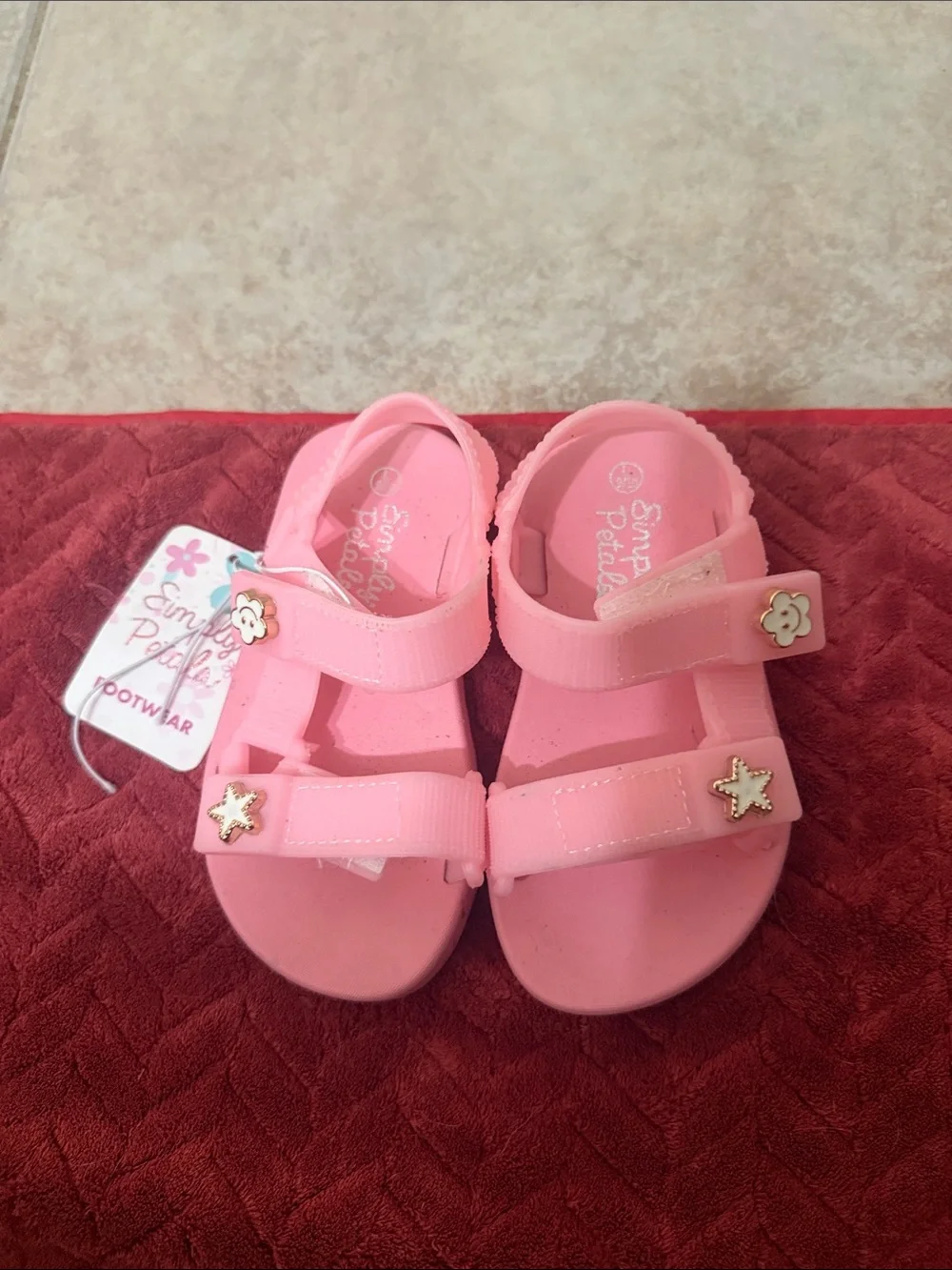 Pink Girls' Strappy Sandals
